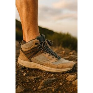 Merrell Men 12 Wildwood Mid Leather Waterproof Hiking Western Outdoor Boots Barn